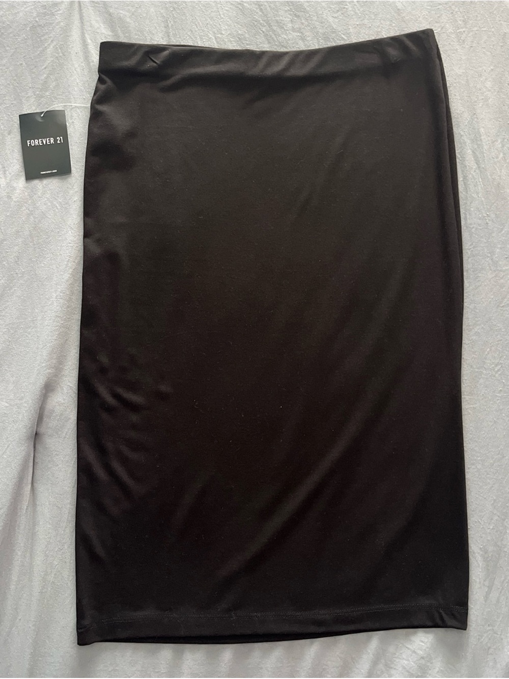 NWT Forever 21 Black Knee Length Pencil Skirt
